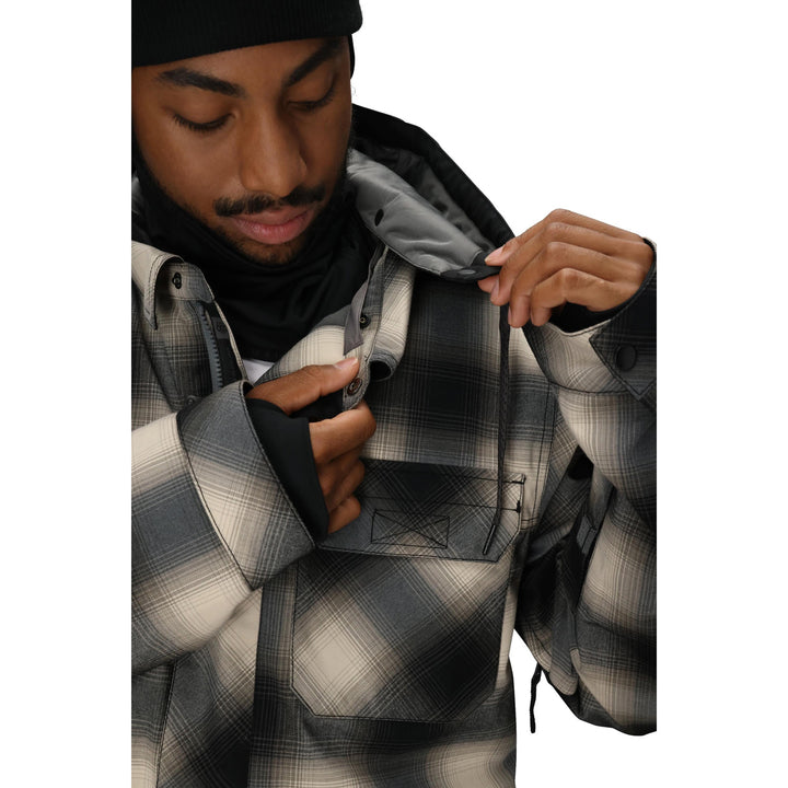 686 Woodland Insulated Jacket - Men's Limestone Plaid