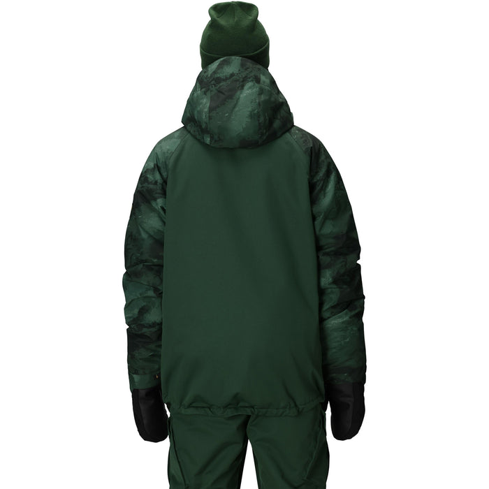 686 Geo Insulated Jacket - Men's Moss Green Colorblock