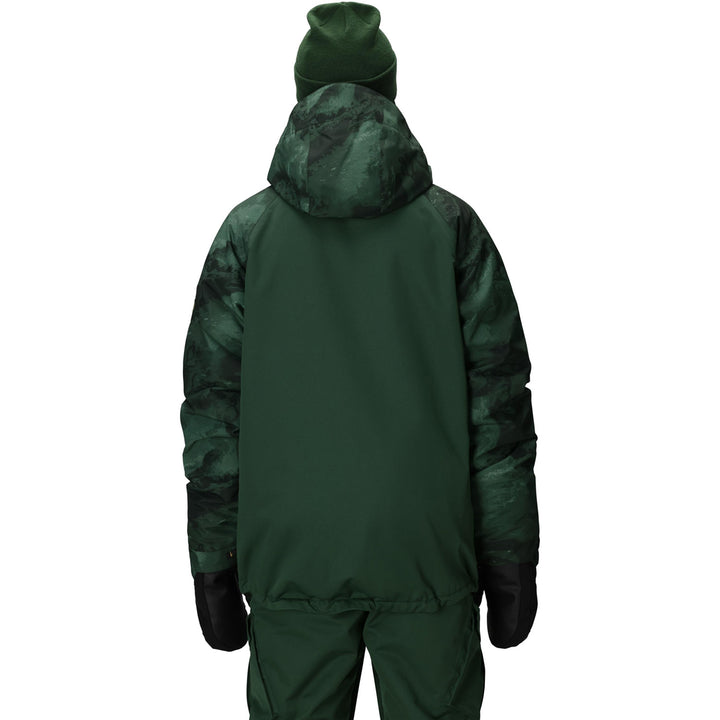 686 Geo Insulated Jacket - Men's Moss Green Colorblock