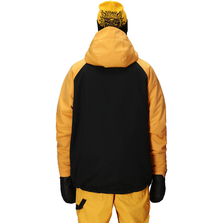686 Geo Insulated Jacket - Men's Yellow Gold Colorblock