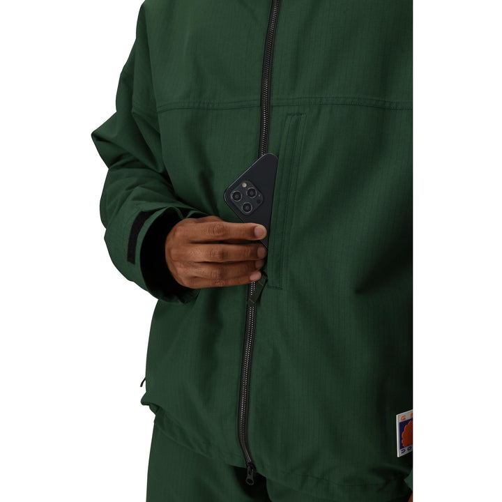 686 Dojo Shell Jacket - Men's Moss Green Ripstop