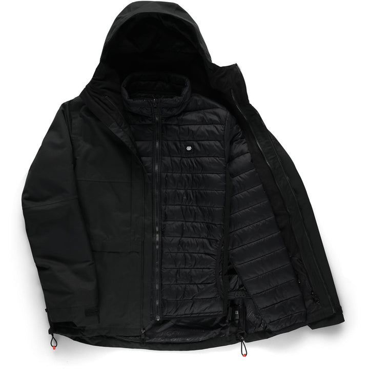686 SMARTY 3-in-1 Form Jacket - Men's Black