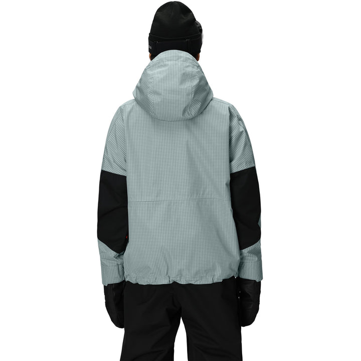 686 Outline Shell Anorak - Women's Dusty Marine Grid