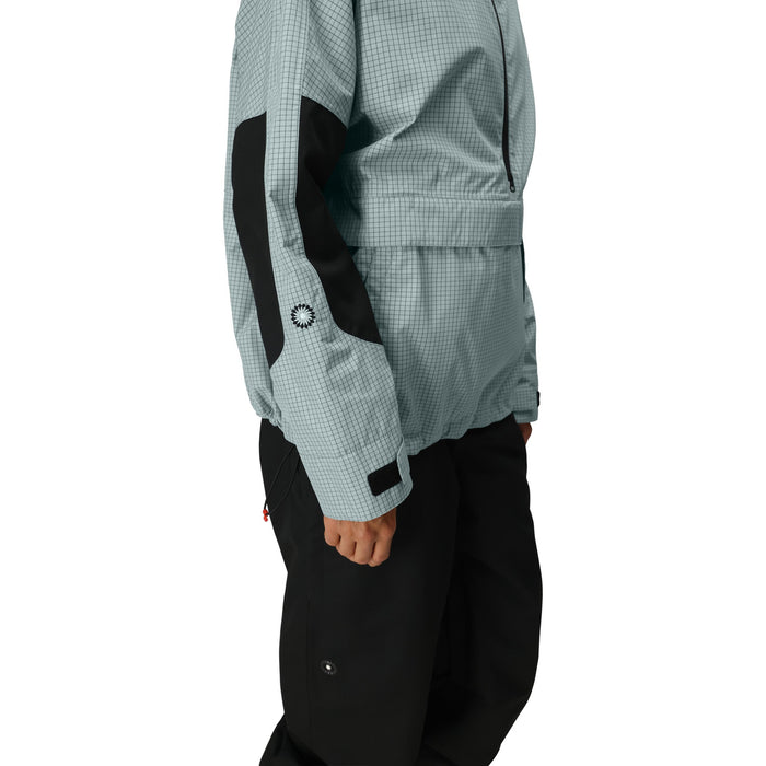 686 Outline Shell Anorak - Women's Dusty Marine Grid