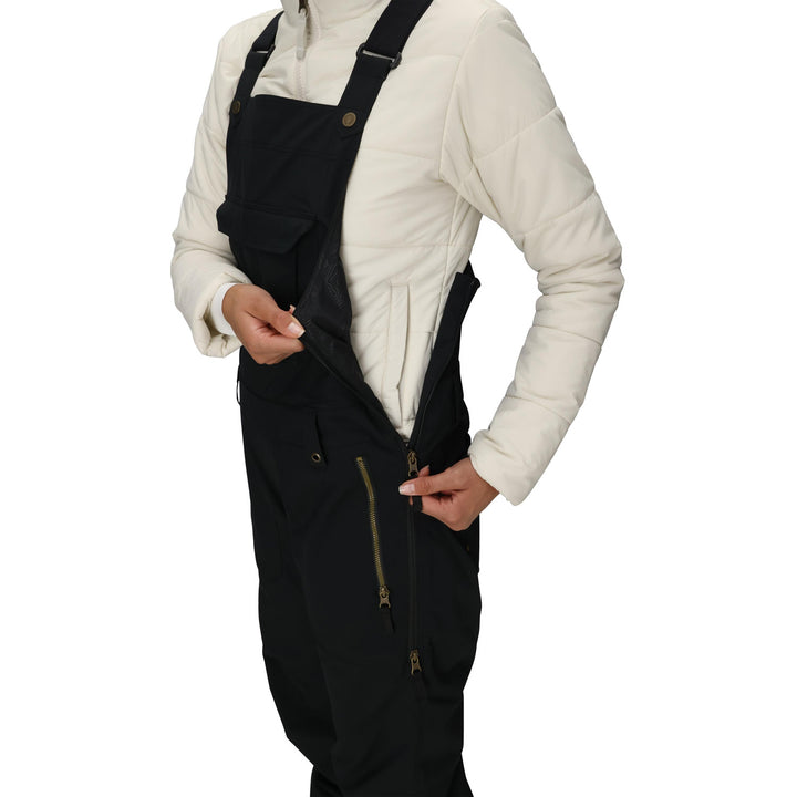 686 Black Magic Insulated Bibs - Women's Black