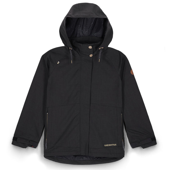 686 SMARTY Jacket 3-in-1 Spellbound Jacket - Women's Black Herringbone