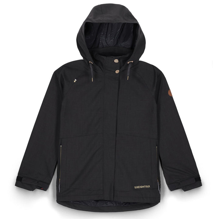 686 SMARTY Jacket 3-in-1 Spellbound Jacket - Women's Black Herringbone