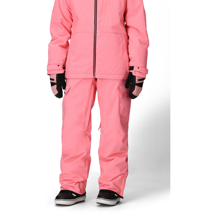 686 Aura Insulated Cargo Pants - Women's Geranium Pink