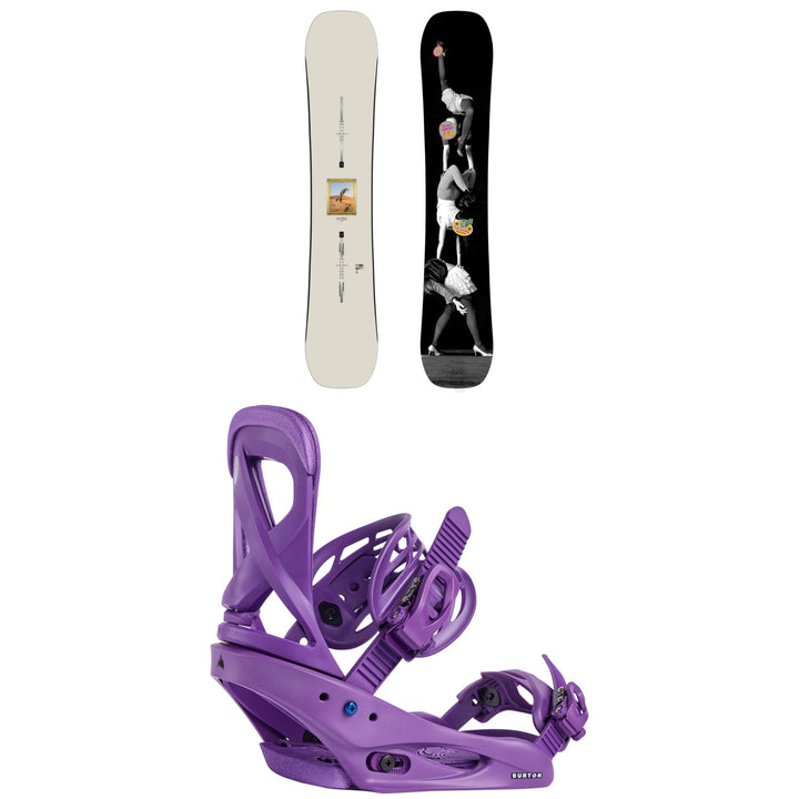Burton Good Company Snowboard + Scribe Snowboard Bindings - Women's 2025