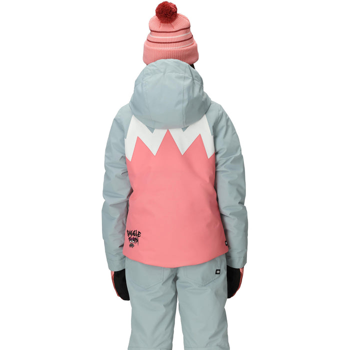 686 Snaggletooth Luna Insulated Jacket - Girls' Geranium Pink Colorblock