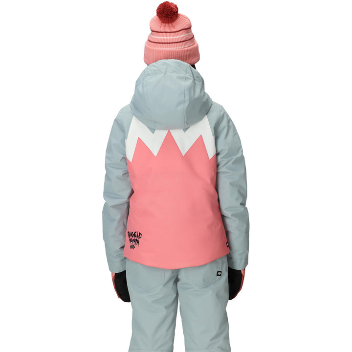 686 Snaggletooth Luna Insulated Jacket - Girls' Geranium Pink Colorblock