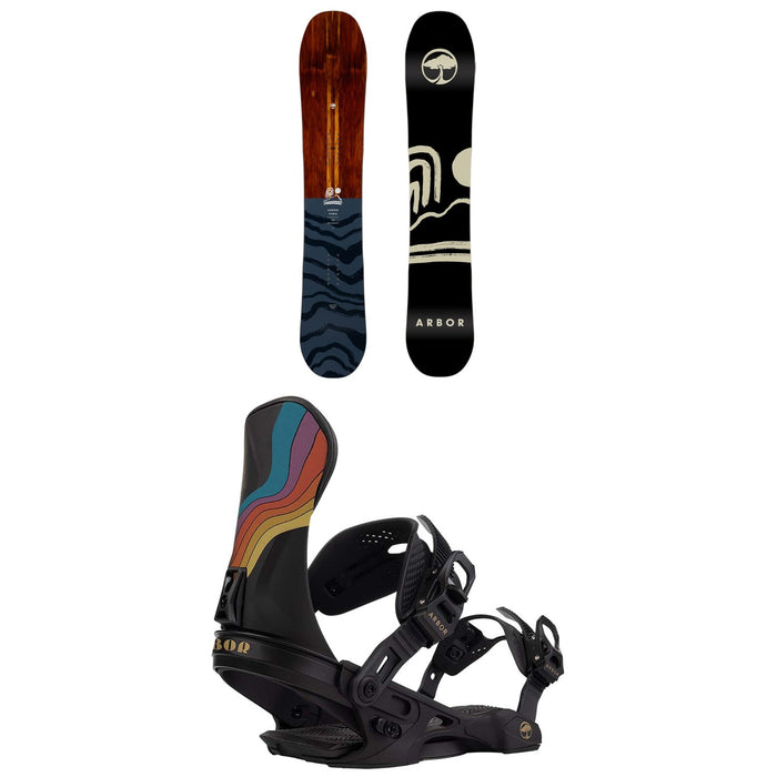 Arbor Veda Snowboard + Sequoia Snowboard Bindings - Women's 2025