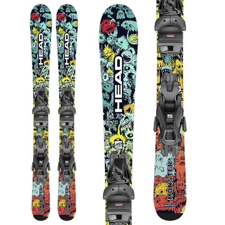 Head Monster Easy Skis + JRS 4.5 GW CA Bindings - Kids' 2026