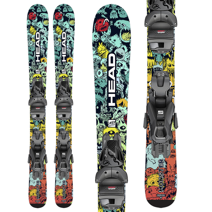 Head Monster Easy Skis + JRS 4.5 GW CA Bindings - Kids' 2026