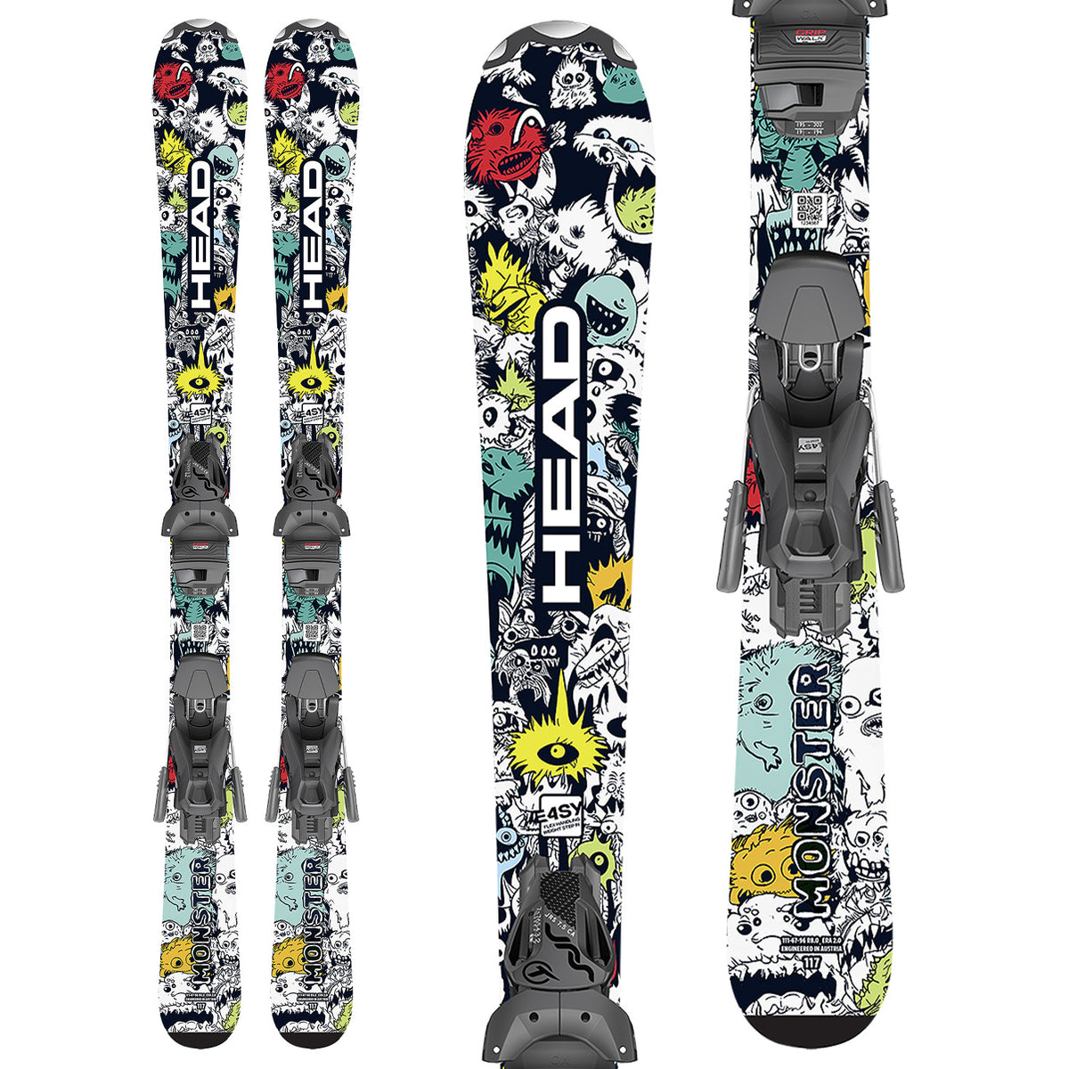 Head Monster Easy SKis + JRS 7.5 GW CA Bindings - Kids' 2026