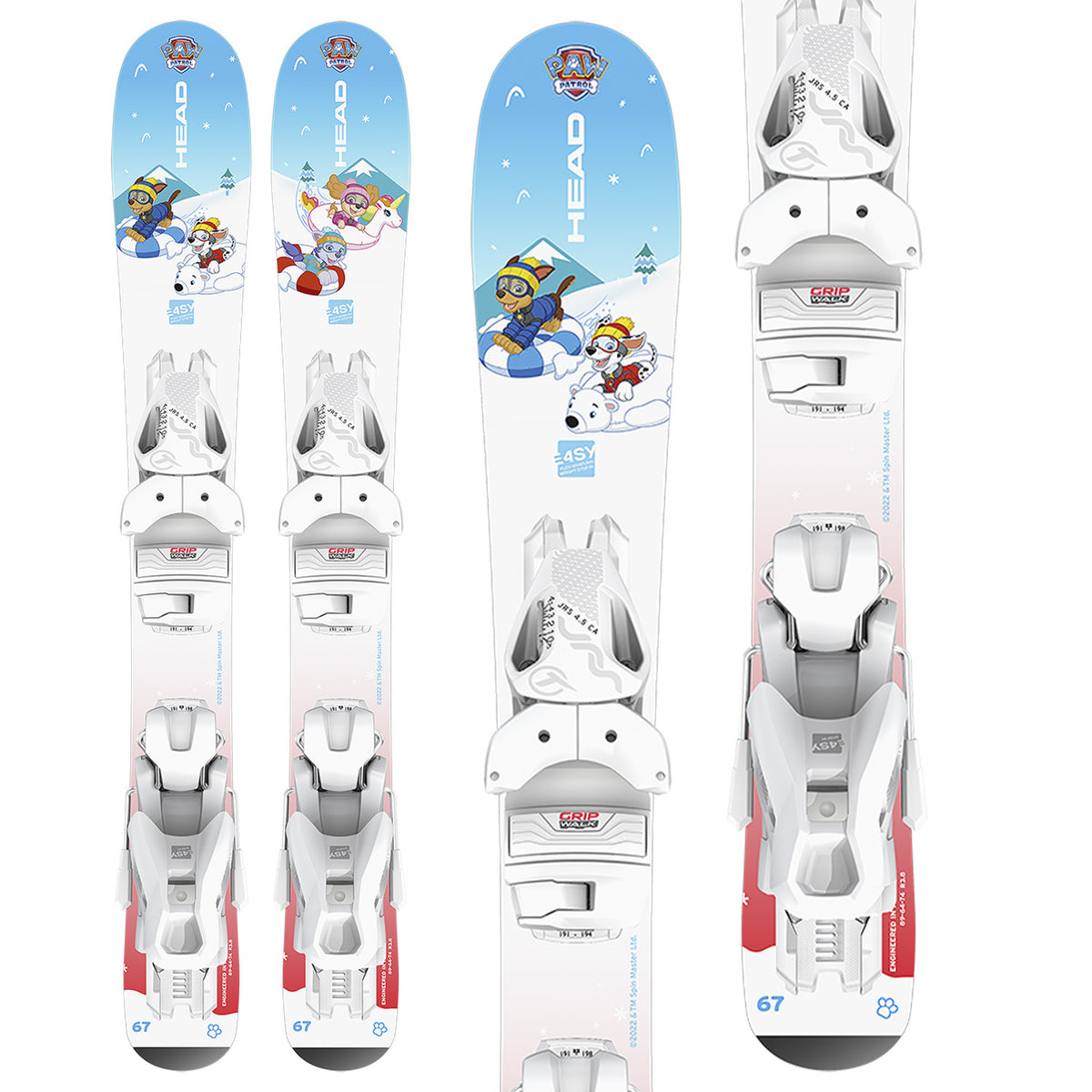 Head Paw Patrol Skis + JRS 4.5 GW CA Bindings - Kids' 2026