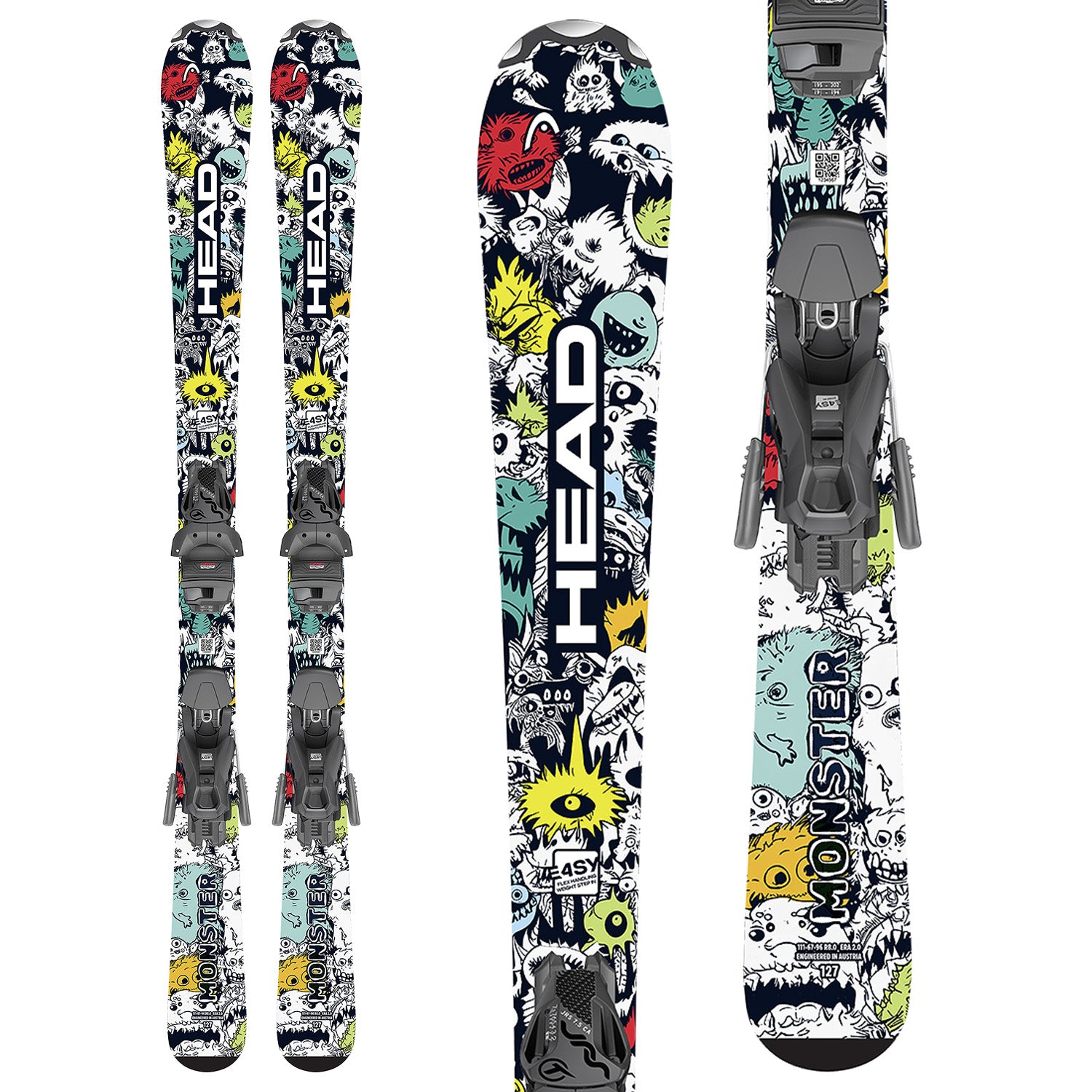 Head Monster Easy SKis + JRS 7.5 GW CA Bindings - Kids' 2026 – evo