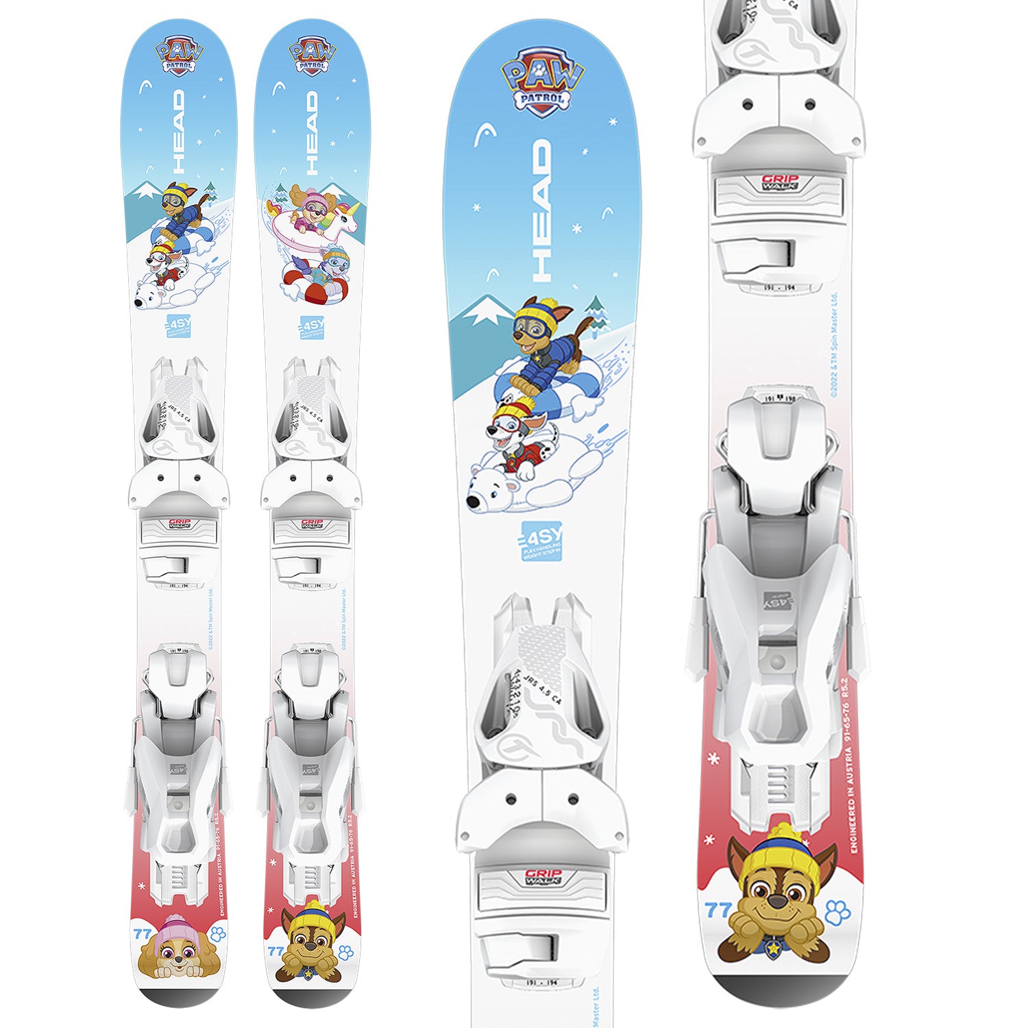 Head Paw Patrol Skis + JRS 4.5 GW CA Bindings - Kids' 2026 – evo