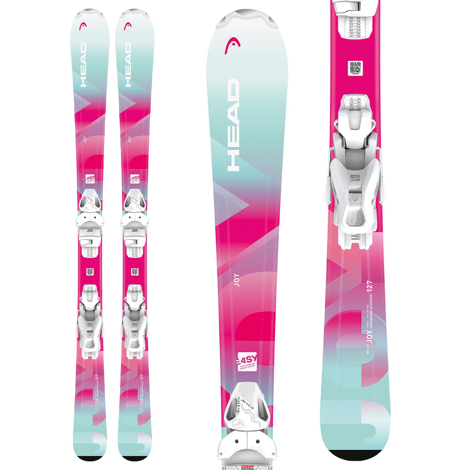 Head Joy Easy Skis + JRS 4.5 GW Bindings - Kids' 2026 – evo