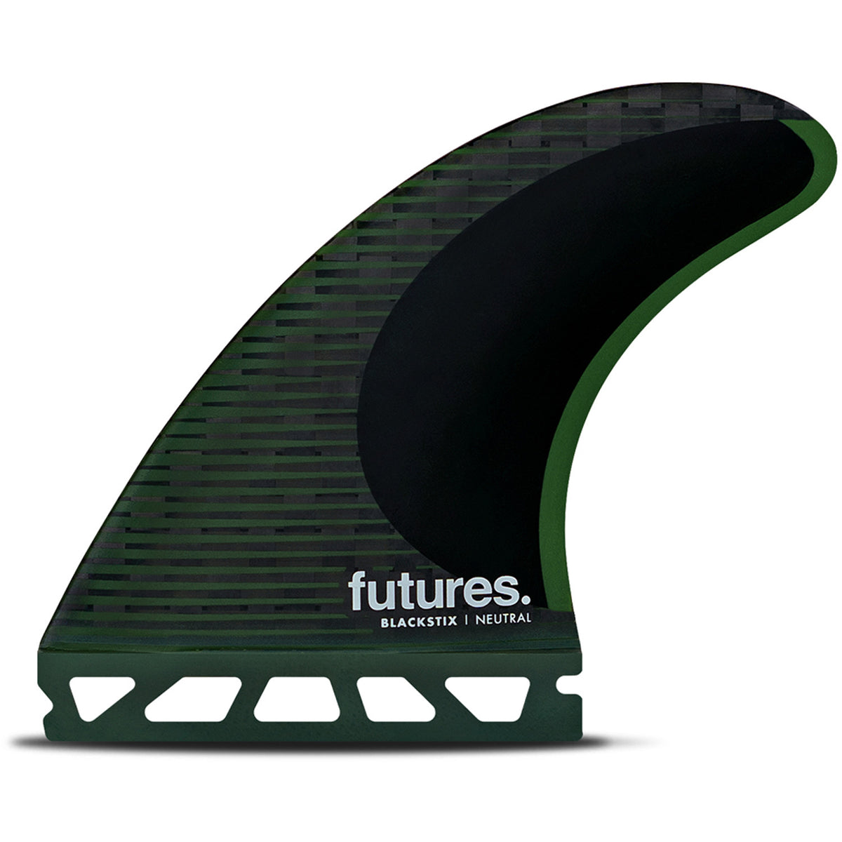 Futures F4 Blackstix Large Tri Fins Green