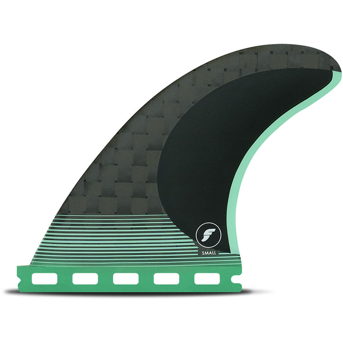 Futures F4 Blackstix Small Tri Fins Green