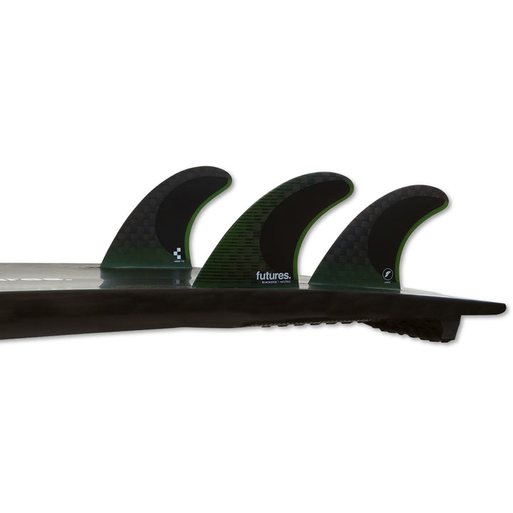 Futures F4 Blackstix Large Tri Fins Green