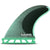 Futures F4 Blackstix Small Tri Fins Green