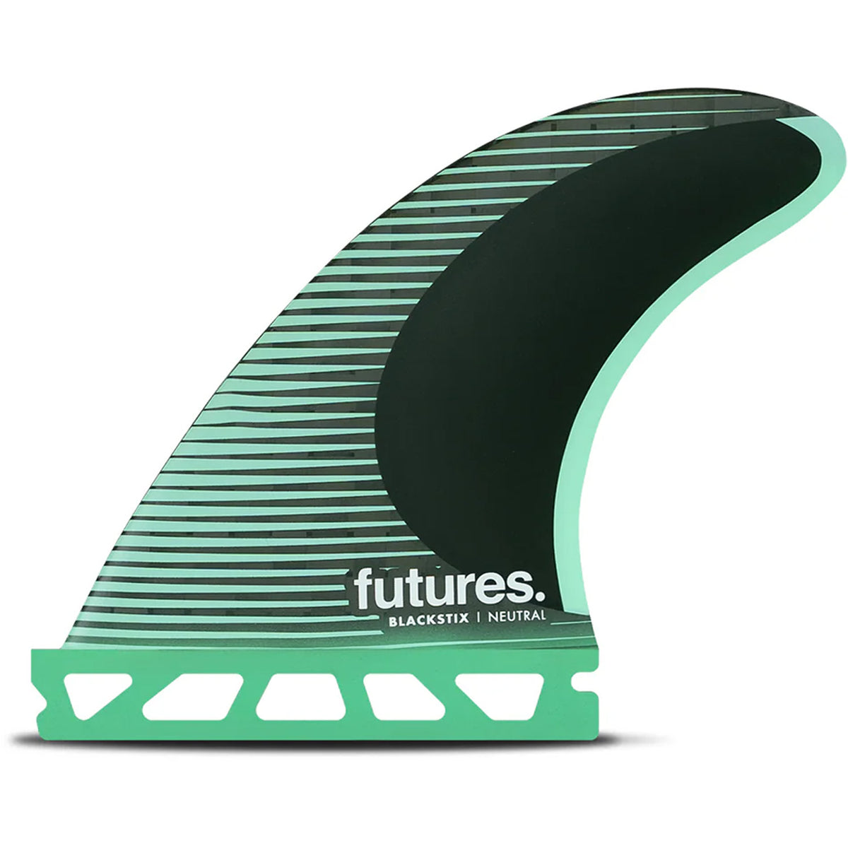 Futures F4 Blackstix Small Tri Fins Green