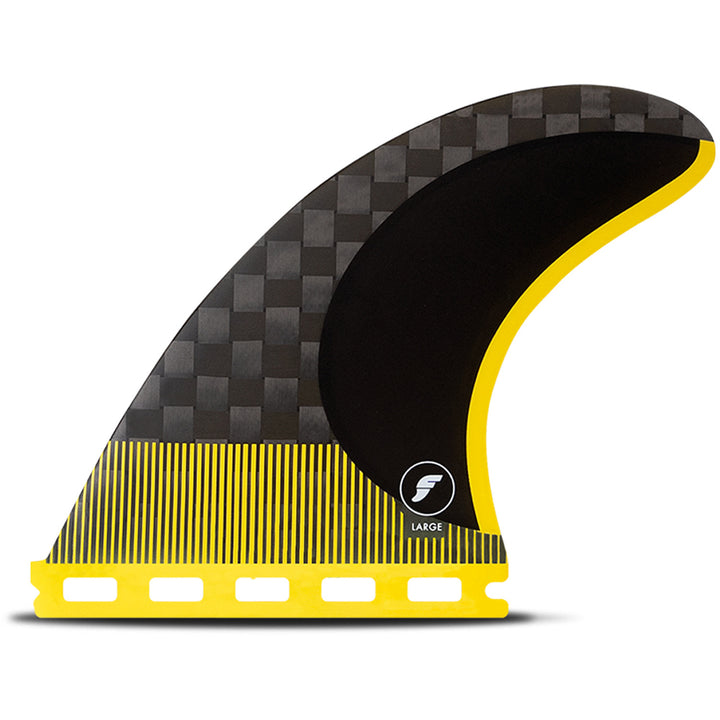 Futures P8 Blackstix Large Tri Fins Yellow