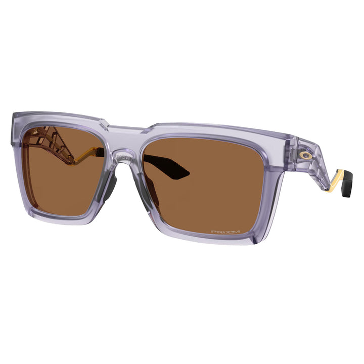 Oakley Enigma Ink Sunglasses Matte Transparent Lilac/Prizm Bronze