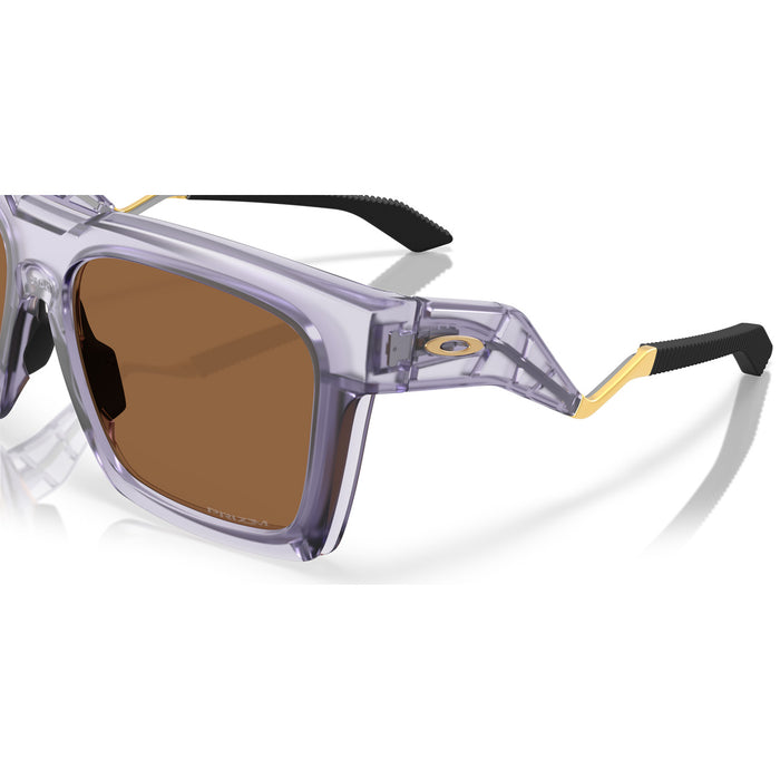 Oakley Enigma Ink Sunglasses Matte Transparent Lilac/Prizm Bronze