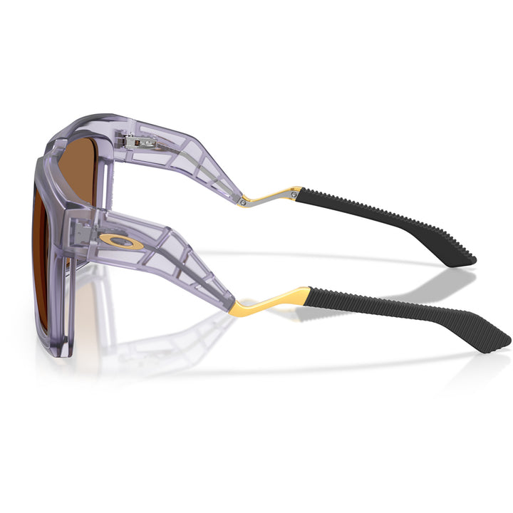 Oakley Enigma Ink Sunglasses Matte Transparent Lilac/Prizm Bronze