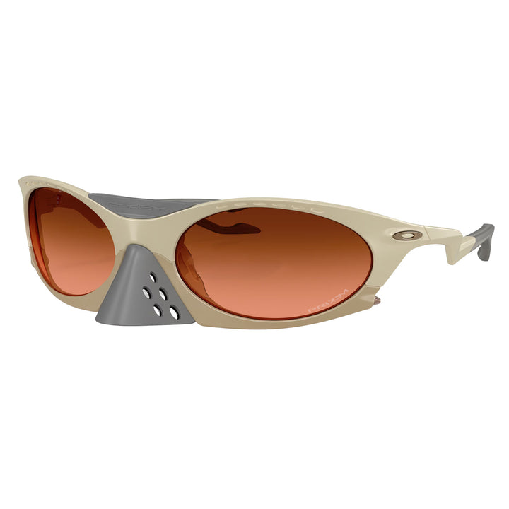 Oakley Plantaris Sunglasses Matte Sand/Prizm Brown Gradient
