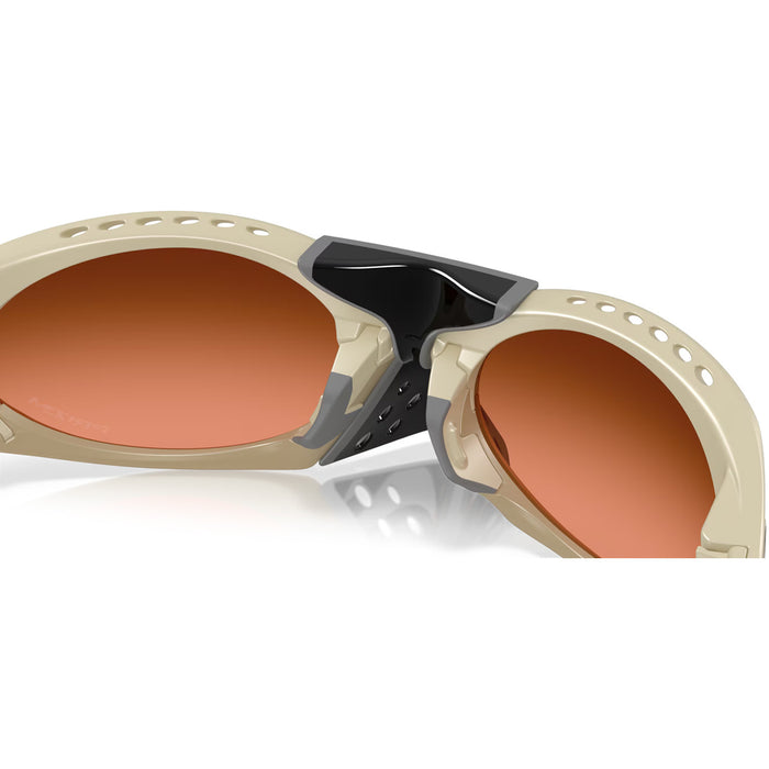 Oakley Plantaris Sunglasses Matte Sand/Prizm Brown Gradient