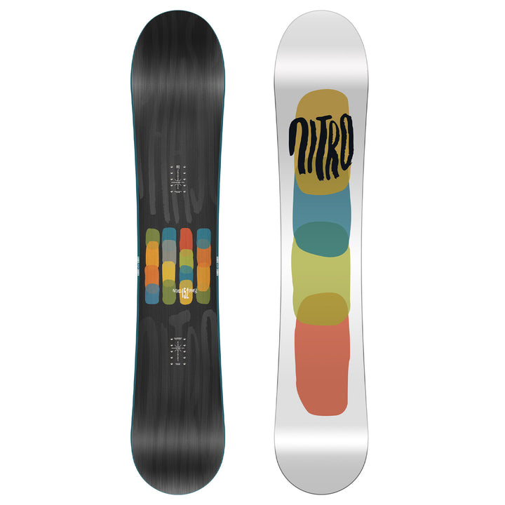 nitro illusion snowboard Snowboards: Nitro Mini Thrills 2026 minded riders Nitro T1 Snowboard 2025 152