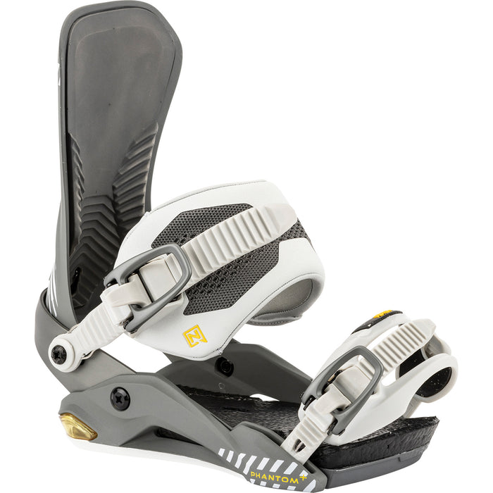 Nitro Phantom + Snowboard Bindings 2026 Tech Grey