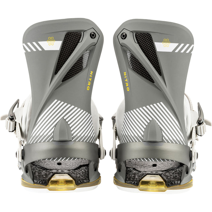 Nitro Phantom + Snowboard Bindings 2026 Tech Grey