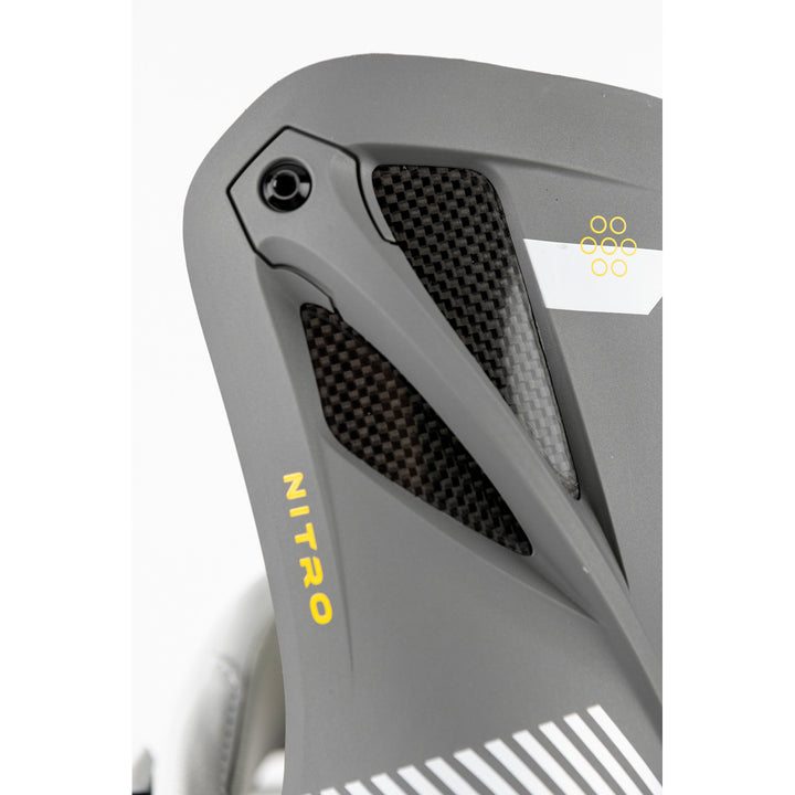 Nitro Phantom + Snowboard Bindings 2026 Tech Grey