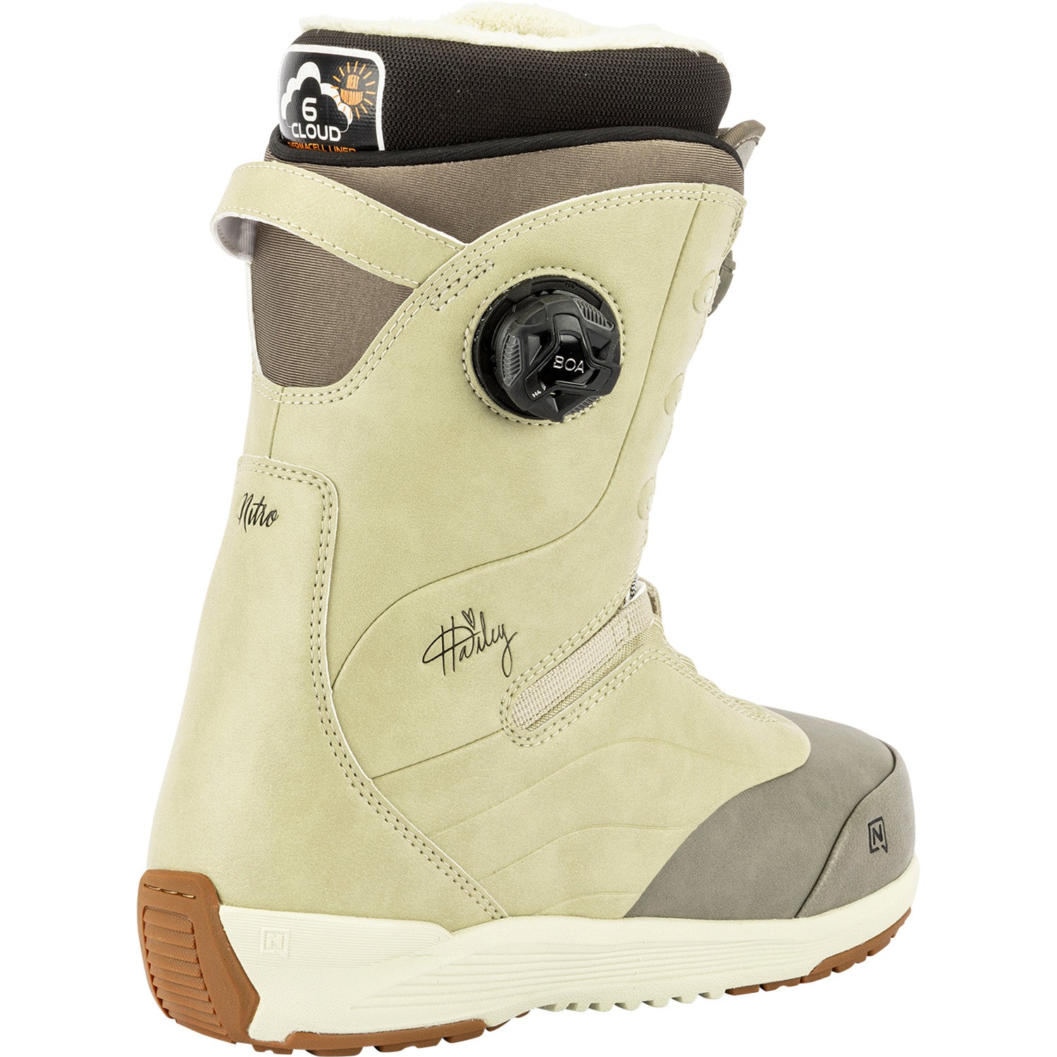 Women's Nitro Crown Boa Snowboard Boots 2026 - 5 in Yellow