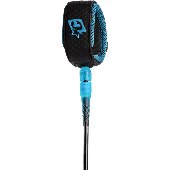 Creatures of Leisure Reliance Pro 7' Surf Leash Black Cyan
