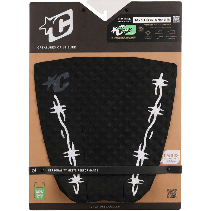 Creatures of Leisure Jack Freestone Signature Traction Pad Black Barbed Wire