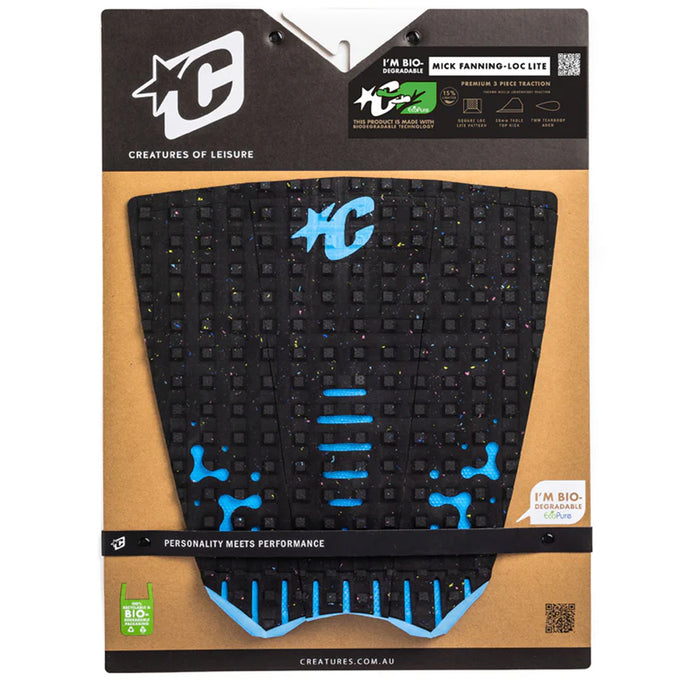Creatures of Leisure Mick Fanning Signature Traction Pad Carbon Cyan