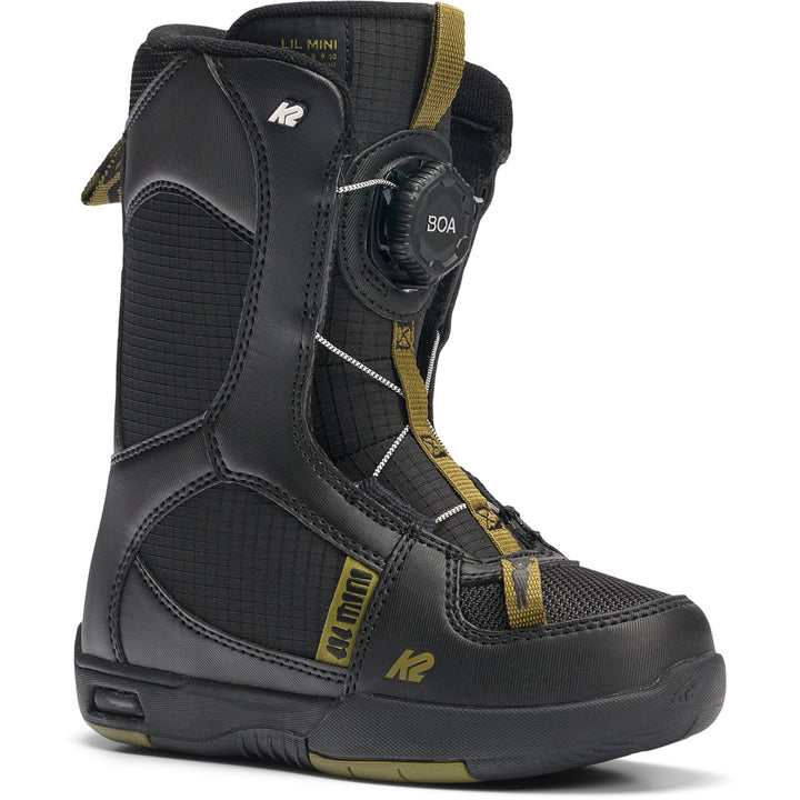 K2 Lil Mini Snowboard Boots - Toddler Boys' Black