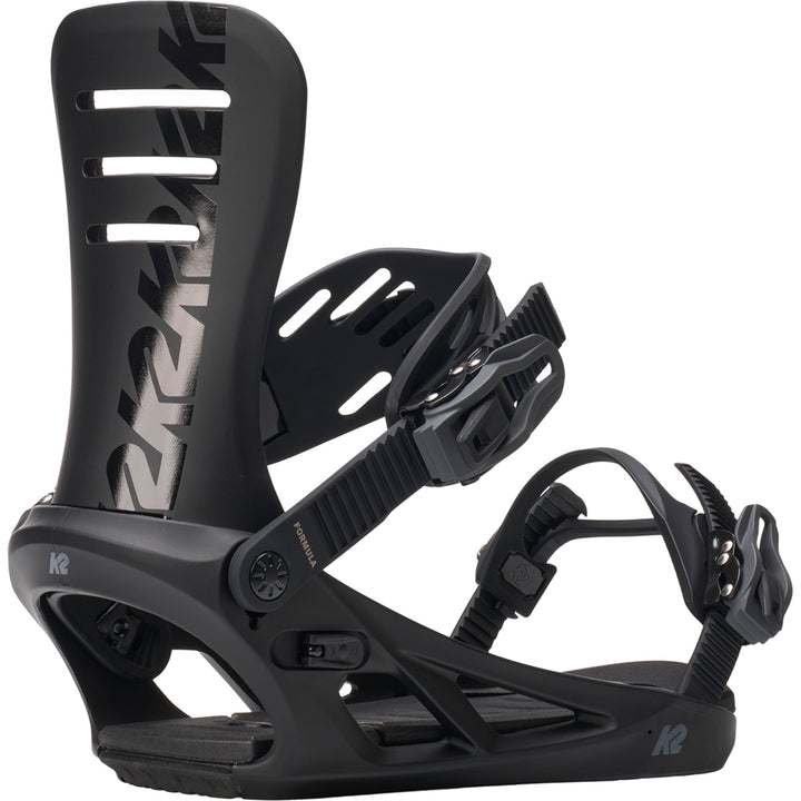 K2 Formula Snowboard Bindings 2026 Black