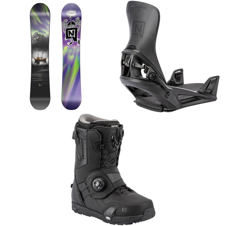 Nitro Team Pro x Marcus Kleveland Snowboard + Step On Snowboard Bindings + Profile Step On TLS Snowboard Boots 2026