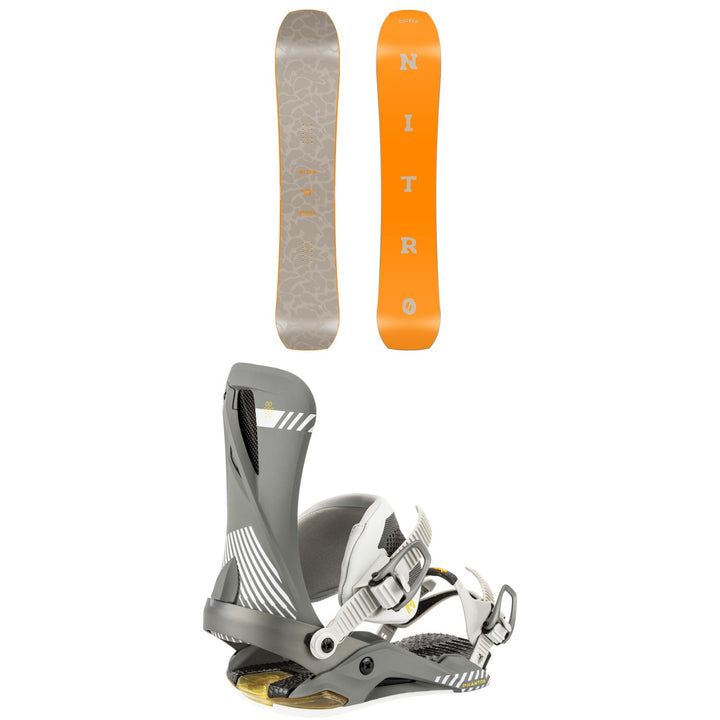 Nitro Banker Snowboard + Phantom + Snowboard Bindings 2026