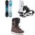 Nitro Mystique Snowboard + Talent Snowboard Bindings + Scala Boa Snowboard Boots - Women's 2026