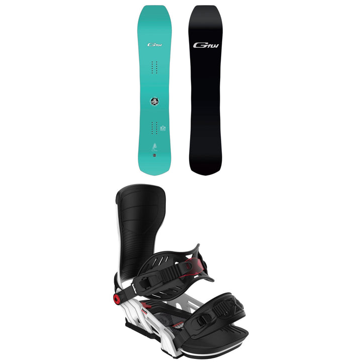 GNU Gremlin C3 Snowboard + Bent Metal Transfer Snowboard Bindings 2026