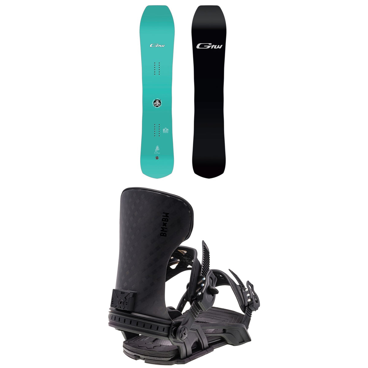 GNU Gremlin C3 Snowboard + Bent Metal Solution Snowboard Bindings 2026