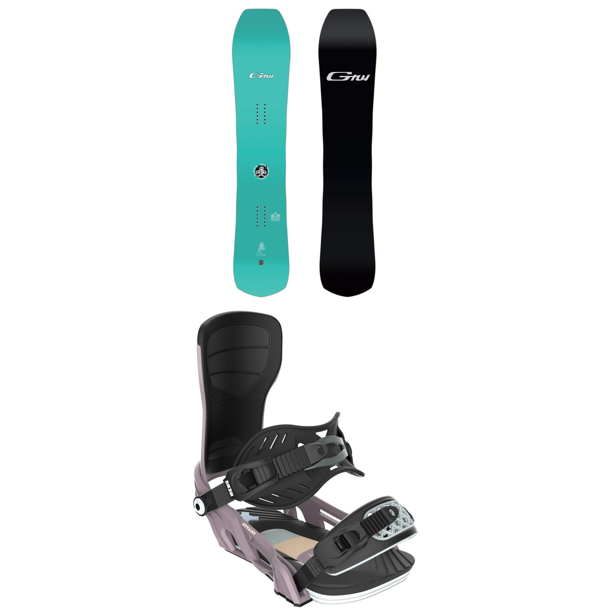 GNU Gremlin C3 Snowboard + Bent Metal Stylist Snowboard Bindings - Women's 2026